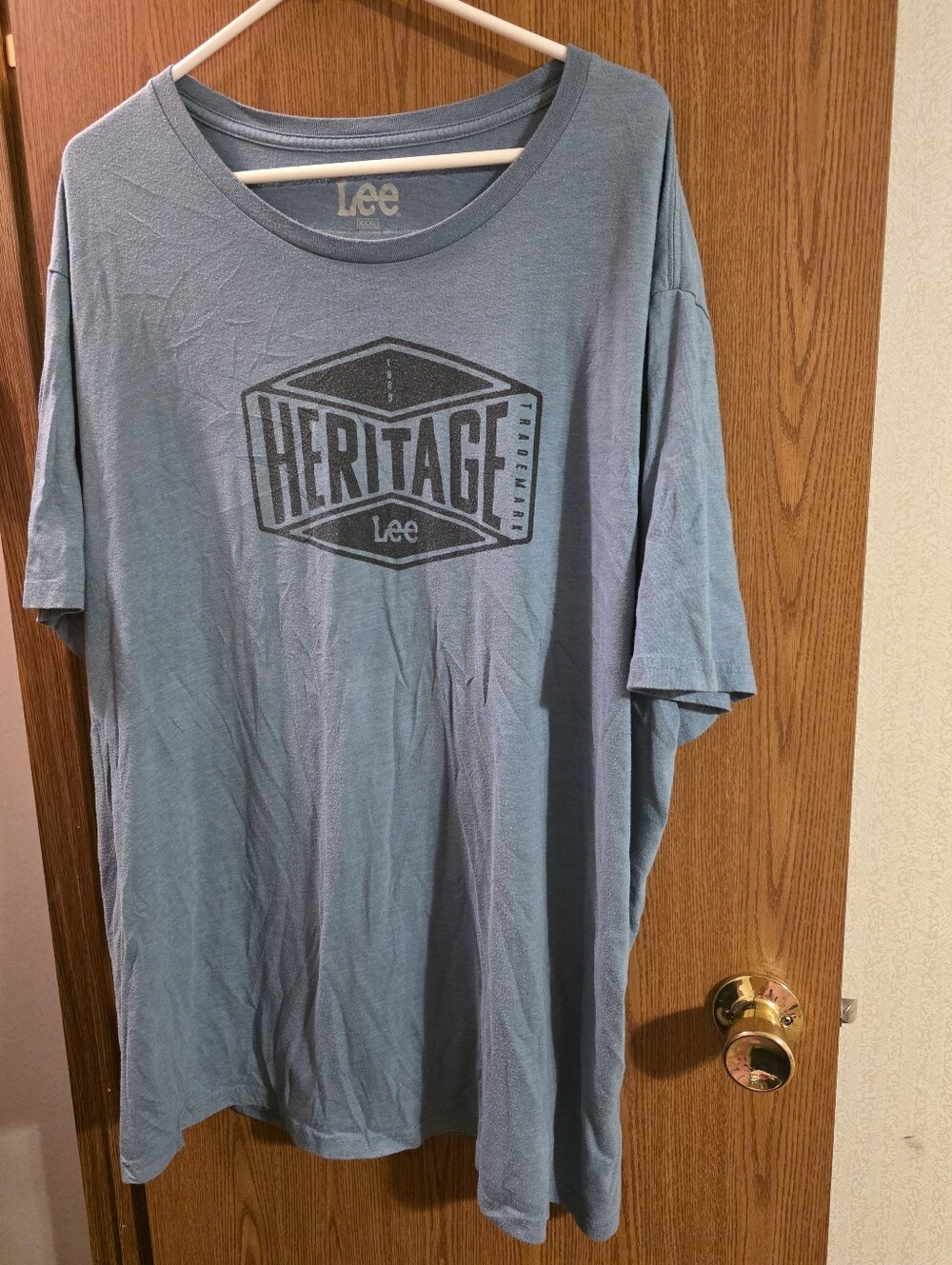 💓 3/$15 Men's Lee Heritage Tee 3X Blue